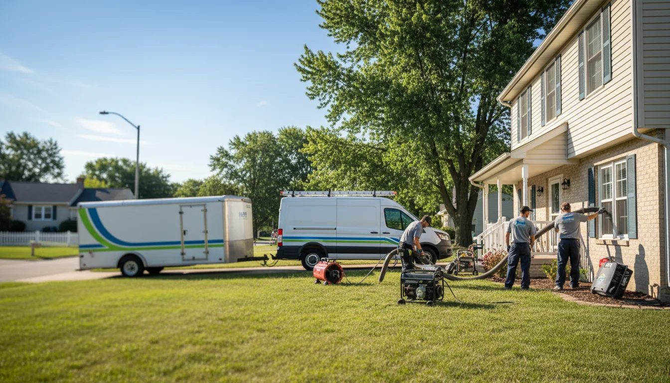 Flooded Basement Restoration And Cleanup With Repair in Tracy, IA near me